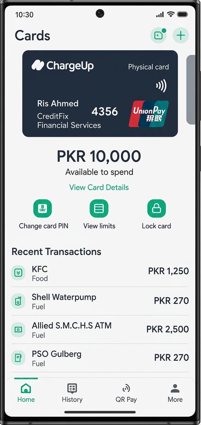 ChargeUp Mobile App